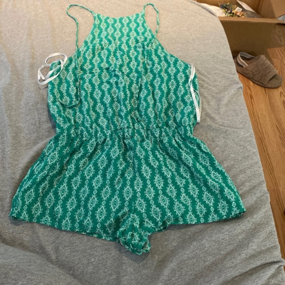 Backless Romper